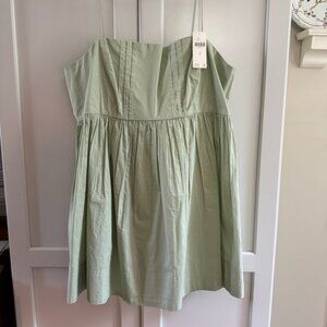 Anthropologie Sage Green Tank